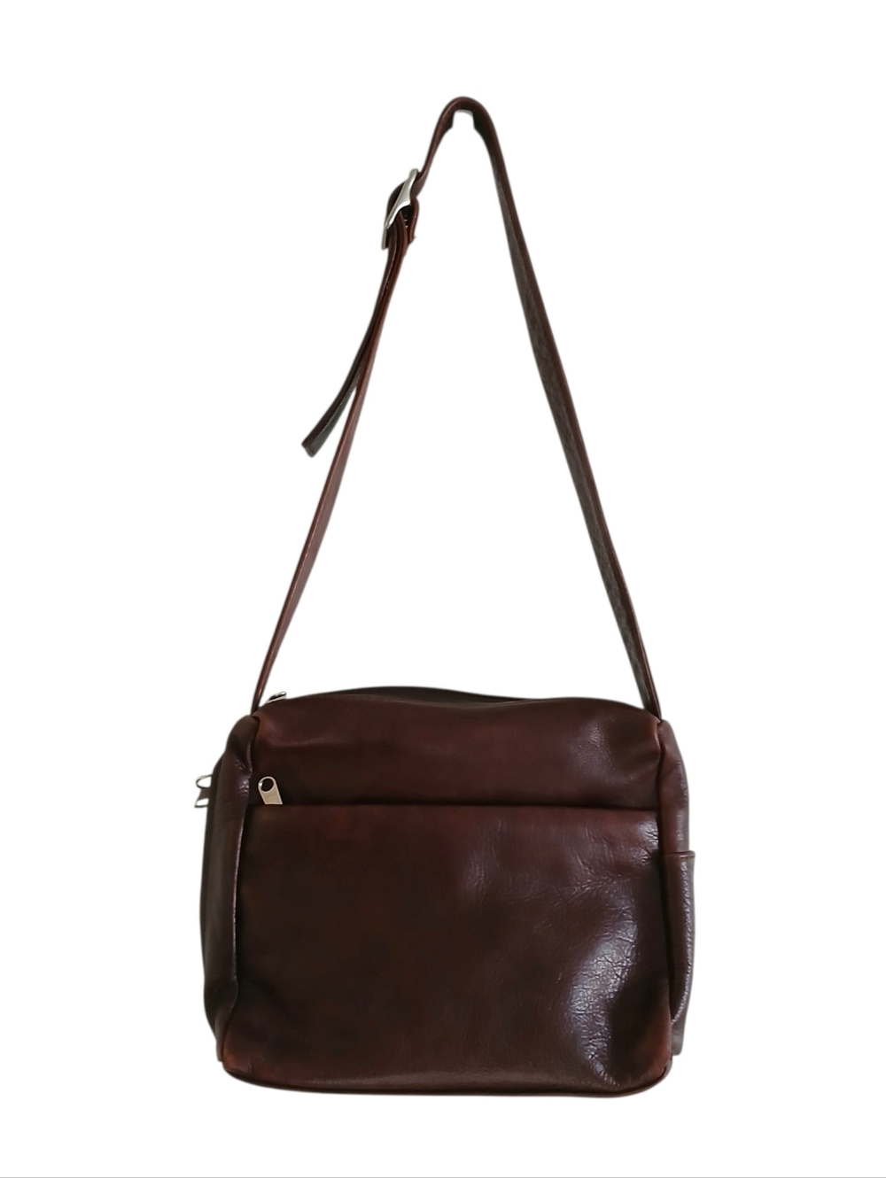 CORONADO LEATHERWARE Brown Leather Concealed Carry Purse Bag Vintage Western